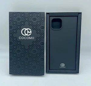Cocomii Rectangle Case For iPhone 15 Plus Silicone Luxury Slim Shockproof Black - Picture 1 of 8