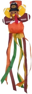 Thanksgiving Windsock Football Turkey Hanging Outdoor Decoration Large 50 in New - Picture 1 of 5