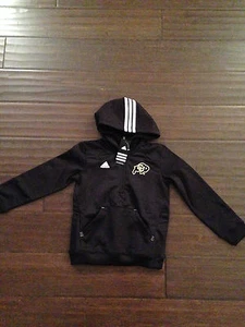 Colorado Buffaloes NEW Youth Medium 10/12 Hoodie . Hat Hooded Sweatshirt Boys - Picture 1 of 4