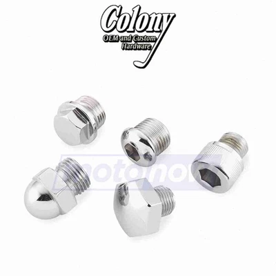 Colony Custom Oil Tank Drain Plug for 1941-1950 Harley Davidson F - Engine yp - Imagem 1 de 4
