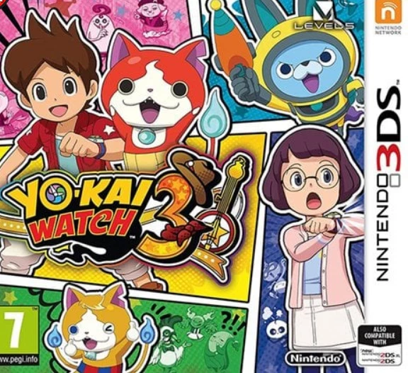 YO-KAI WATCH 3 - Nintendo 3DS Action Adventure Platform Role Playing Video Game - Image 1 of 1
