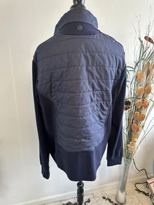 Turtleson Jacke Herren XLarge blau marineblau Wyatt Puffer durchgehender Reißverschluss Performance Logo - Bild 1 von 9