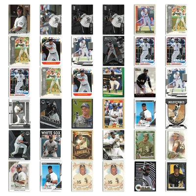Frank Thomas Lote 36 Tarjetas de Béisbol 2024 Stadium Club Chicago White Sox Set MLB Foto 1 de 4
