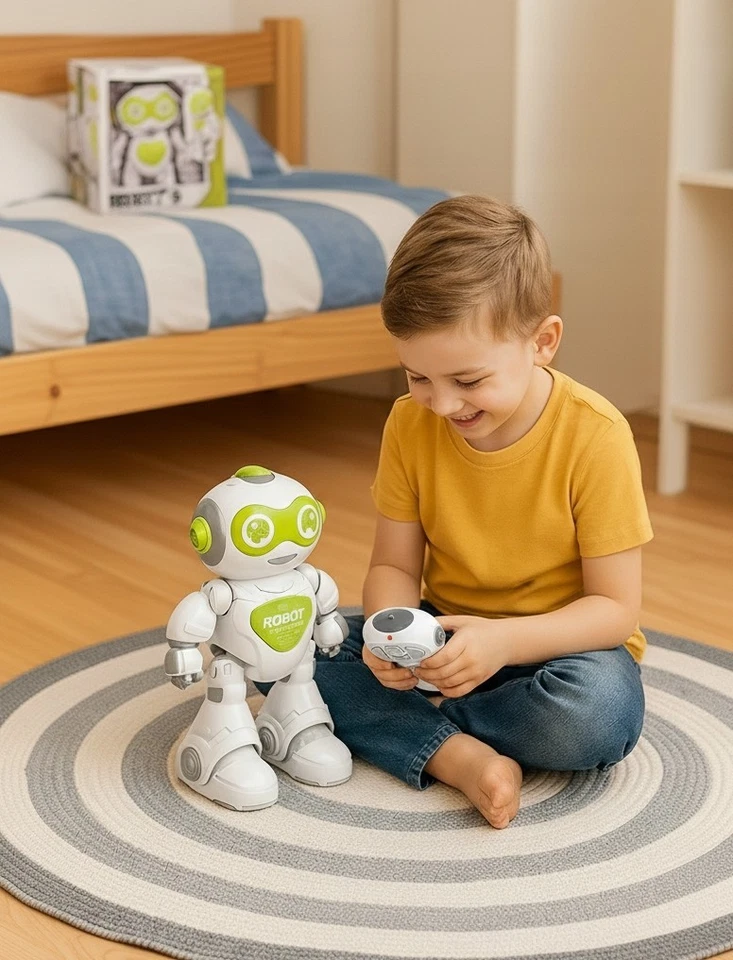 Interaktiver Ferngesteuerter Roboter mit Licht und Soundeffekten Tanzender RC - Bild 1 von 4