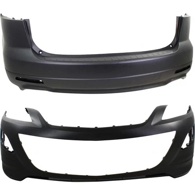 Pair Bumper Cover Fascias Set of 2 Front & Rear for Mazda CX-9 2010-2012 Foto 1 de 4