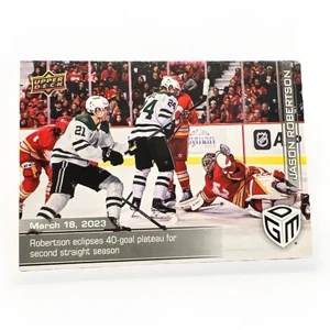 Upper Deck 2022-2023 Game Dated Moments Jason Robertson Dallas Stars - Bild 1 von 2