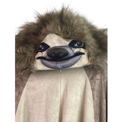 Disfraz de perezoso para hombre talla única Halloween mono de una pieza pijama disfraces de gran tamaño Foto 1 de 4