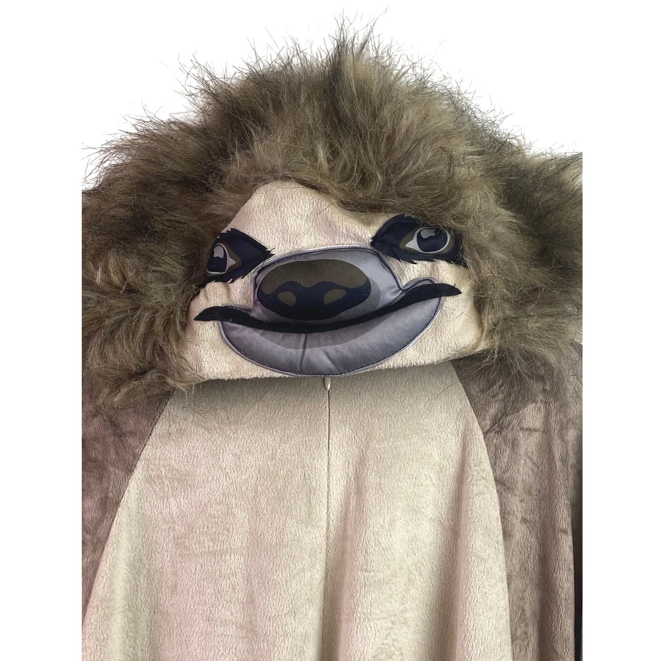 Disfraz de perezoso para hombre talla única Halloween mono de una pieza pijama disfraces de gran tamaño Foto 1 de 4