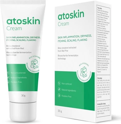 Atoskin Eczema Cream Psoriasis & Folliculitis Soothing Lotion For Drying Itch... — 第 1/4 张图片