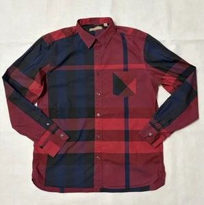 Camisa BURBERRY XL Cuadros Roja - Imagen 1 de 14