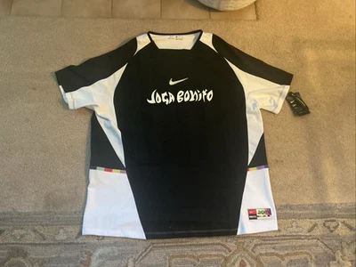 Camiseta de fútbol Nike FC Joga Bonito TV NUEVA CON ETIQUETAS Hombre 2XL Blanco y Negro Foto 1 de 4