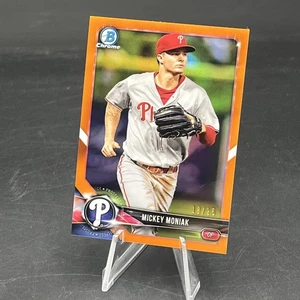 2018 Bowman Chrome Mickey Moniak, #BCP210, Orange Prospect Refractor #18/25 - Bild 1 von 4
