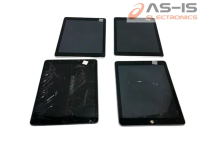 *AS-IS* Lot Of 4 Apple iPad A1893 9.7" 6th Gen 32GB (WiFi-Only) Silver Tablet - Image 1 of 4