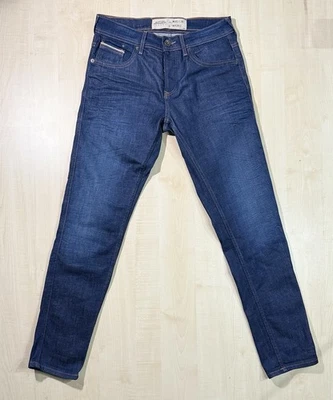 Jeans de mezclilla cónicos Burton para hombre azul marino W30 L32 Foto 1 de 4