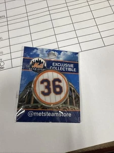 NY METS PIN JERRY KOOSMAN 36 RETIRED NUMBER 1969 WORLD SERIES CHAMPION - Picture 1 of 2