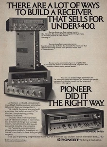 1979 Pioneer: Lot of Ways To Build a Receiver Vintage Print Ad - Picture 1 of 1