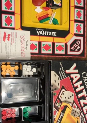Vintage Challenge Yahtzee MB Games Dice Game Age 8+ For 2-4 Players 1992 - Image 1 of 4