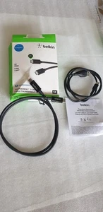 Paquete de 2 cables Belkin BoostCharge USB-C negros carga rápida (2,6 pies) + 3,3 pies.) - Imagen 1 de 3