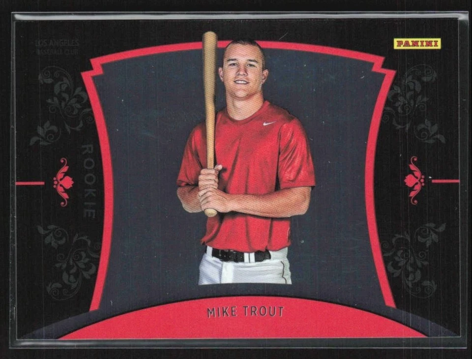 Mike Trout 2012 Panini Black Friday RC /599 B #43 Los Angeles Angels - Image 1 of 2