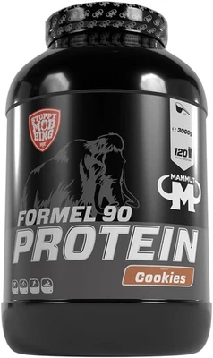 Mammut Nutrition Formel 90 Proteinpulver Cookies – 3Kg – 4-Komponenten Whey Prot