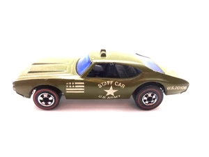 1976 Hot Wheels Redlines Olds 442 Army Staff Car - lose & schön ++ - Bild 1 von 5