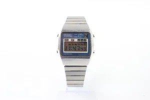 Mens Vintage Seiko Digital Watch Ref A128-5000 Quartz Working - Picture 1 of 6