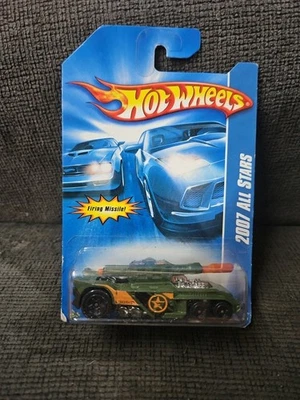 Hot Wheels 2007 All Stars Invader w/ Firing Missle Army Green & Orange #142/180 - Image 1 of 2