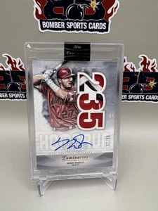2019 Topps Luminaries - Home Run Kings Autograph Patches Mike Trout #6/15 - Picture 1 of 1
