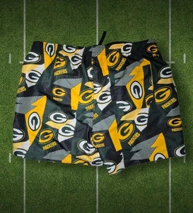 Green Bay Packers NFL Men's Swim Shorts Size Large NWOT - Picture 1 of 6