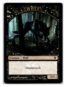 Innistrad #6 Wolf Token (6) - MTG Card - Picture 1 of 2