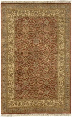 地毯手工打结羊毛肉桂 Persien 2x3 小地毯 - 约 2' x 3' — 第 1/3 张图片