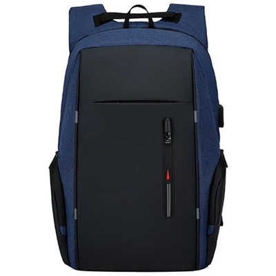 Blauer Laptop-Rucksack Für 17-Zoll-Laptops Mit USB-Anschluss Modischer V8A2 - Bild 1 von 4