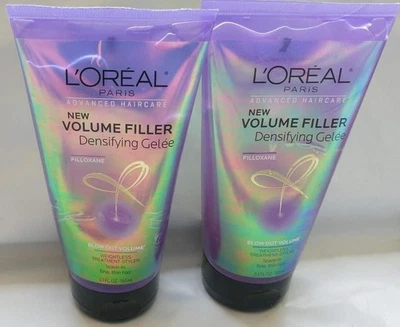 Pack 2 L'oreal Relleno de Volumen Densificante Gelatina Soplar Volumen Tratamiento Styler 5.1 Foto 1 de 2