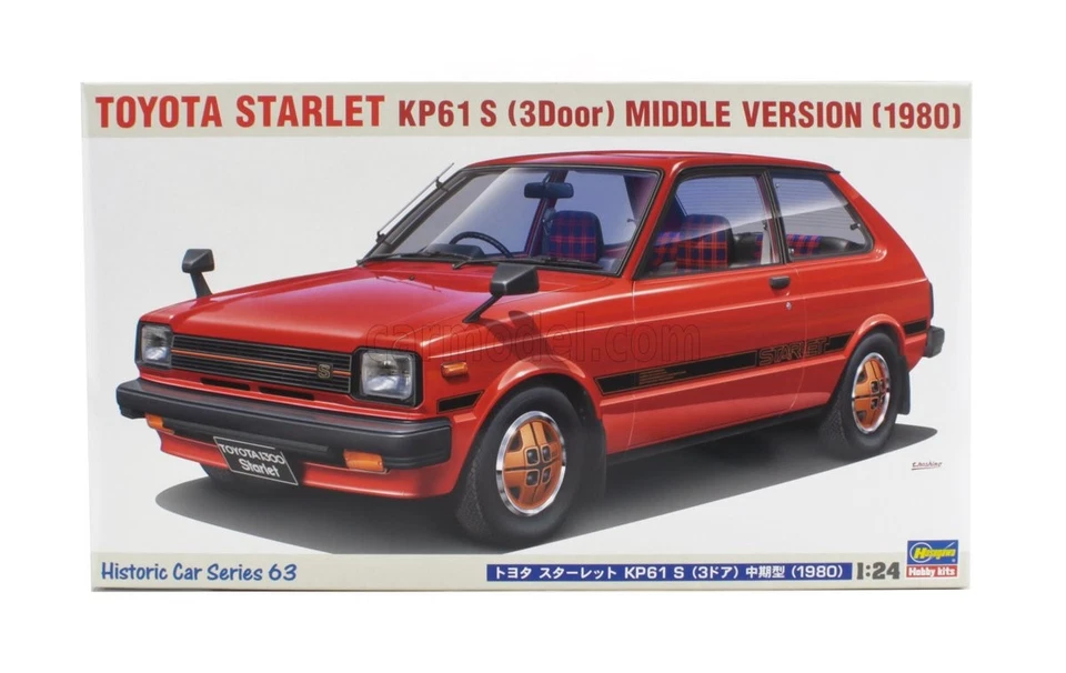 1/24 HASEGAWA - TOYOTA - STARLET (KP61 S) MIDDLE VERSION 1980 21163 - Immagine 1 di 1