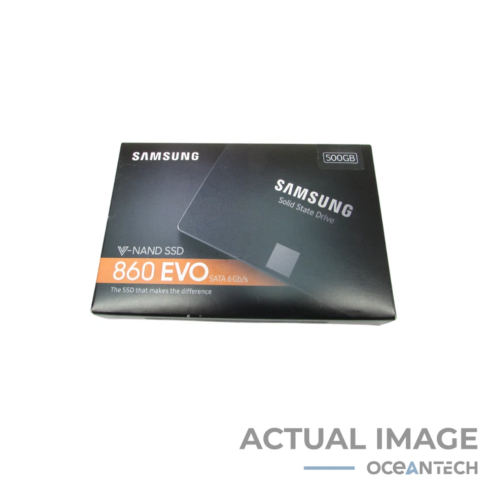 New Samsung 500GB 860 Evo SSD SATA 2.5' SOLID STATE DRIVE MZ-76E500B/AM - Image 1 of 2