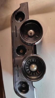 Cuadro de instrumentos Ford Mustang 1967 1968 indicadores de tablero probados Foto 1 de 4