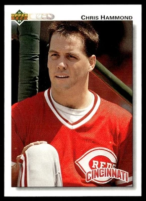 1992 Upper Deck Chris Hammond Cincinnati Reds #105 - Image 1 of 2