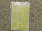 Microscale  decals 1/72 72-27 IS id letters yellow A2