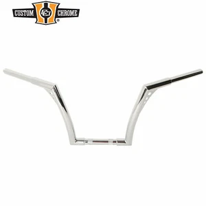 1.25" Fat 12" Rise Handlebar Bar Fit For Harley Softail Dyna Sportster XL Chrome - Bild 1 von 4