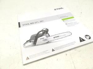 New OEM STIHL MS271 MS291 MS 271 291 Operator Instruction Manual & Tools - Picture 1 of 3