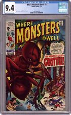 Where Monsters Dwell #3 CGC 9.4 1970 4015686019