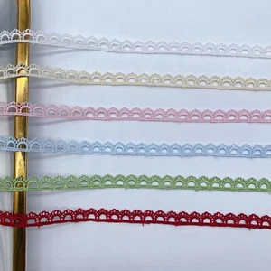 15 Yard Multicolor Lace Trim Wedding Bridal Ribbon Sewing Diy Edging 9mm - Picture 1 of 13
