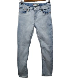Kids Levis 512 Slim Taper Lightwash Jeans Reg 14 27/27 - Picture 1 of 8