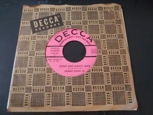 Sammy Davis Jr - Song And Dance Man VG++ Promo 45RPM DECCA 9-30679 Record 1958 - Picture 1 of 3