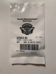NEW GENUINE Harley Davidson 62943-01 Drain Hose Clamp MADE IN USA - Picture 1 of 2