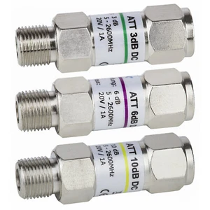 SYMARIX SAT / BK / DVB-T2 Dämpfungsglied Dämpfungsstecker in 3dB | 6dB | 10dB DC - Bild 1 von 4
