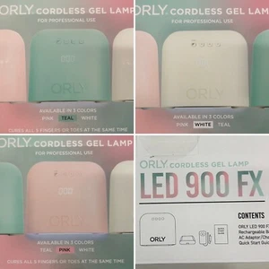 ORLY LED 900 FX Professional Cordless Rechargable Gel Lamp - Pink, Teal, White - Picture 1 of 7
