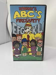 Sparky's ABC'S of Fire Safety VHS Children Tested 1996 includes booklet - Picture 1 of 4