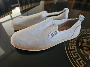 Superdry Uomo Scarpe Espadrillas in Tela Grigio Taglia 10 UK 44 euro - Foto 1 di 5