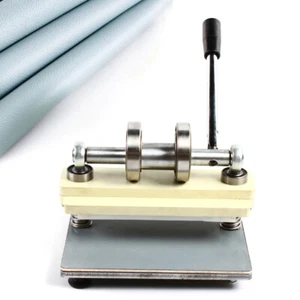 Pressa per goffratura manuale punzonatrice punzonatrice per pelle pressa per PVC goffratrice - Foto 1 di 10